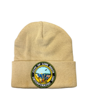Tan City Seal Beanie