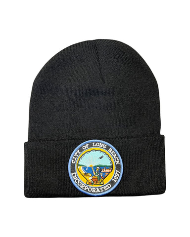 Black City Seal Beanie