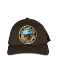 Brown Fitted Cap W/ City Seal