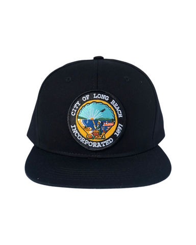 Black Snap Back W/ City Seal